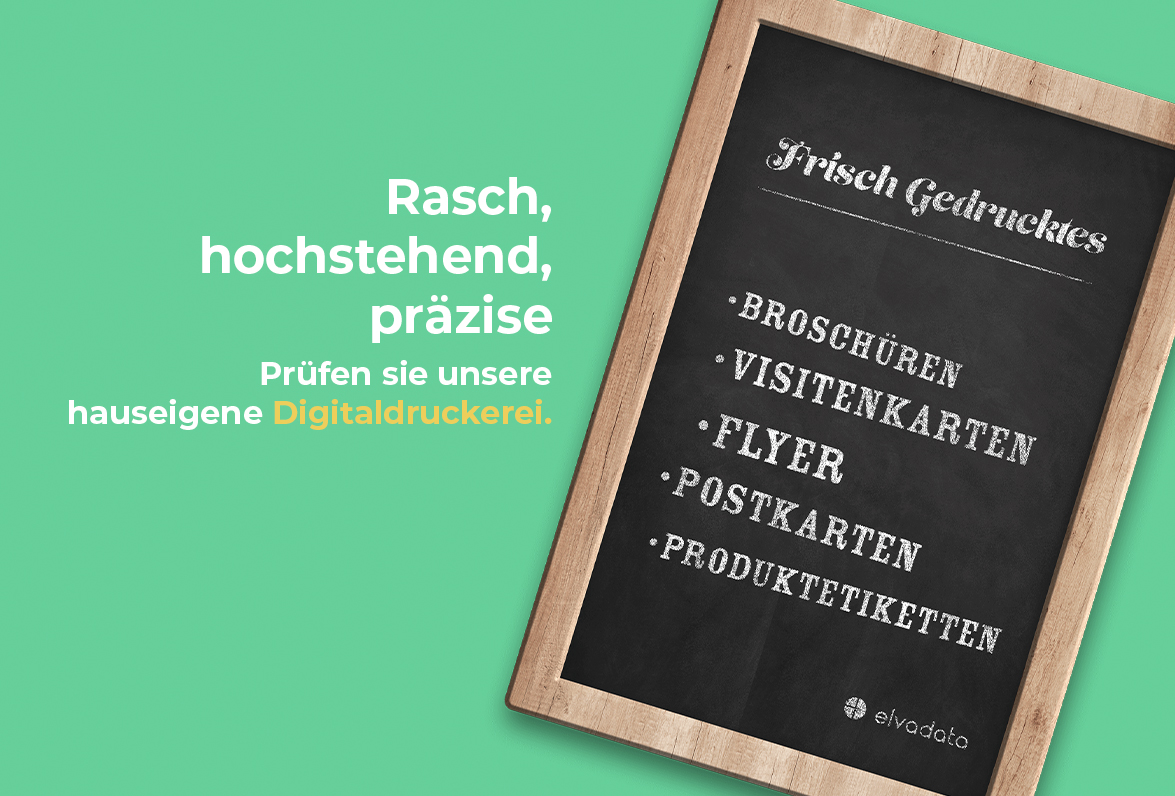 Schnelle und präzise Digitaldruckerei